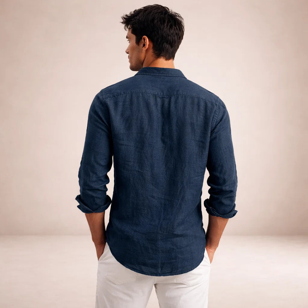 Camisa de manga larga con botones para hombre-Shirts for men-Casaluzia