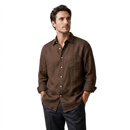 Camisa de manga larga con botones para hombre-Shirts for men-Casaluzia
