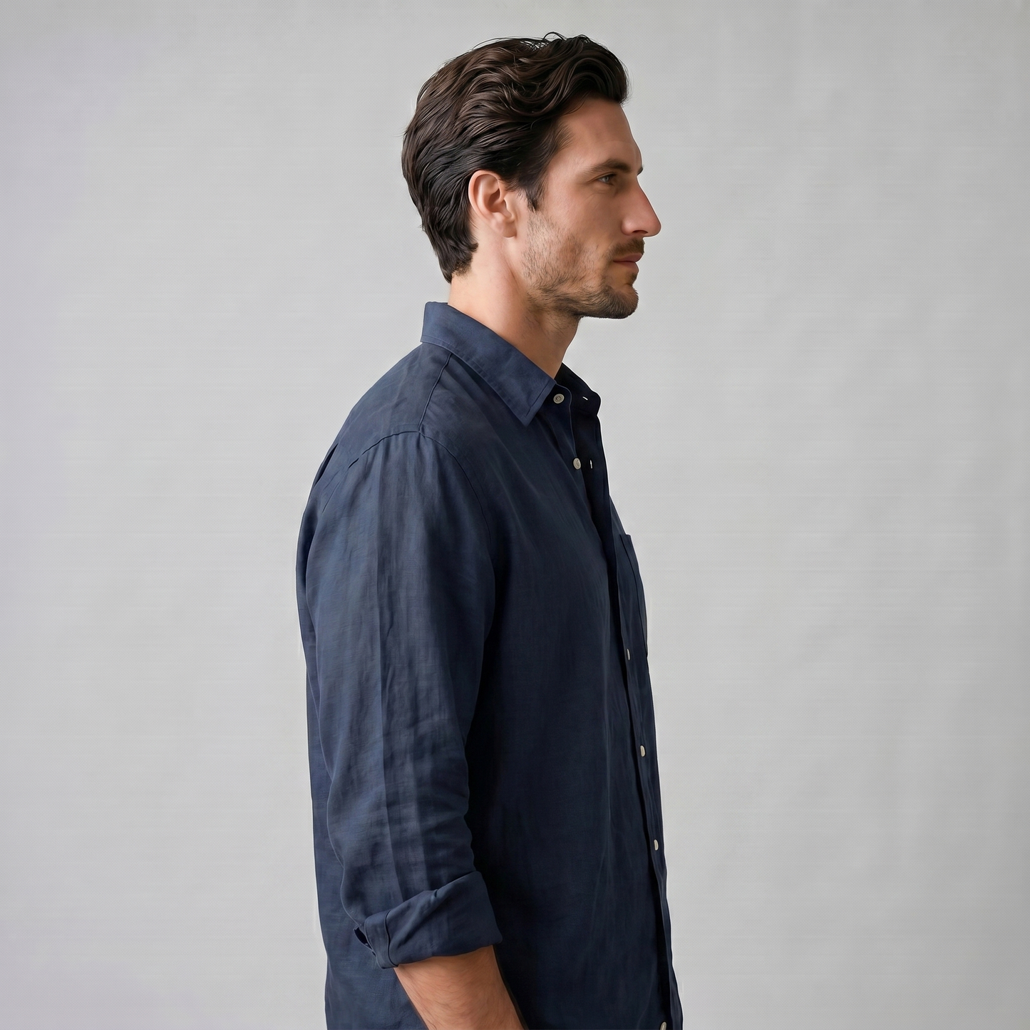 Camisa de manga larga con botones para hombre-Shirts for men-Casaluzia
