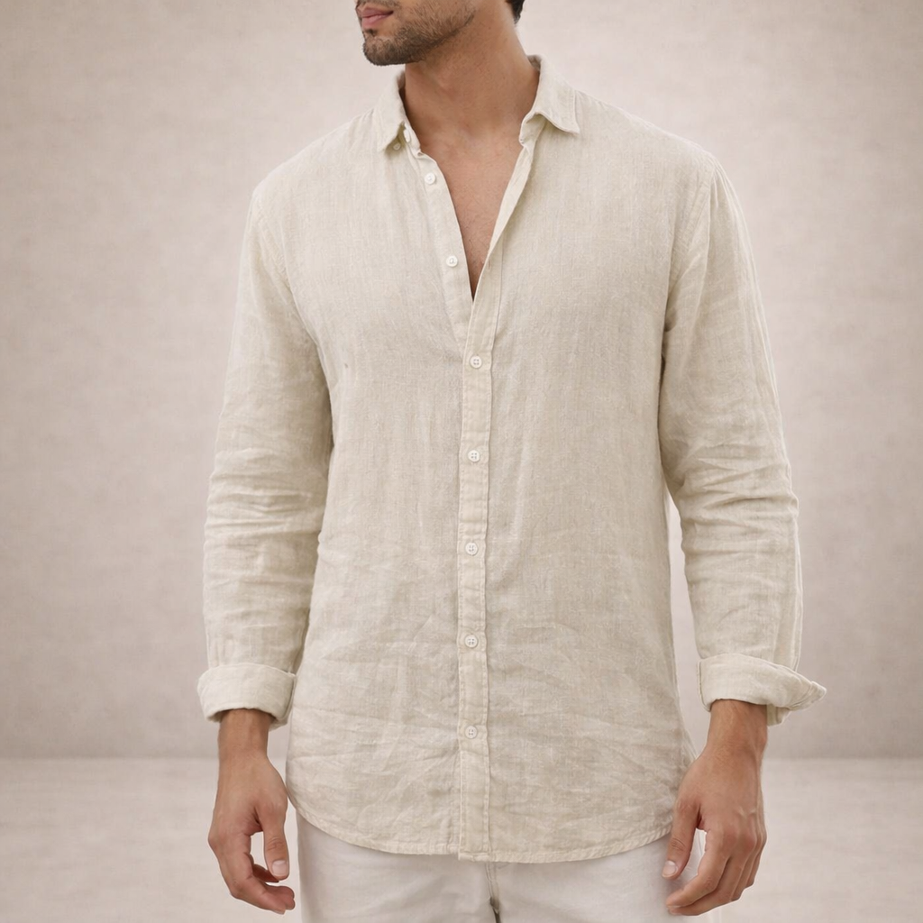 Camisa de manga larga con botones para hombre-Shirts for men-Casaluzia