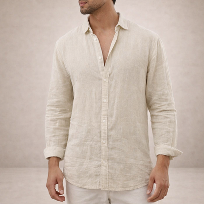 Camisa de manga larga con botones para hombre-Shirts for men-Casaluzia