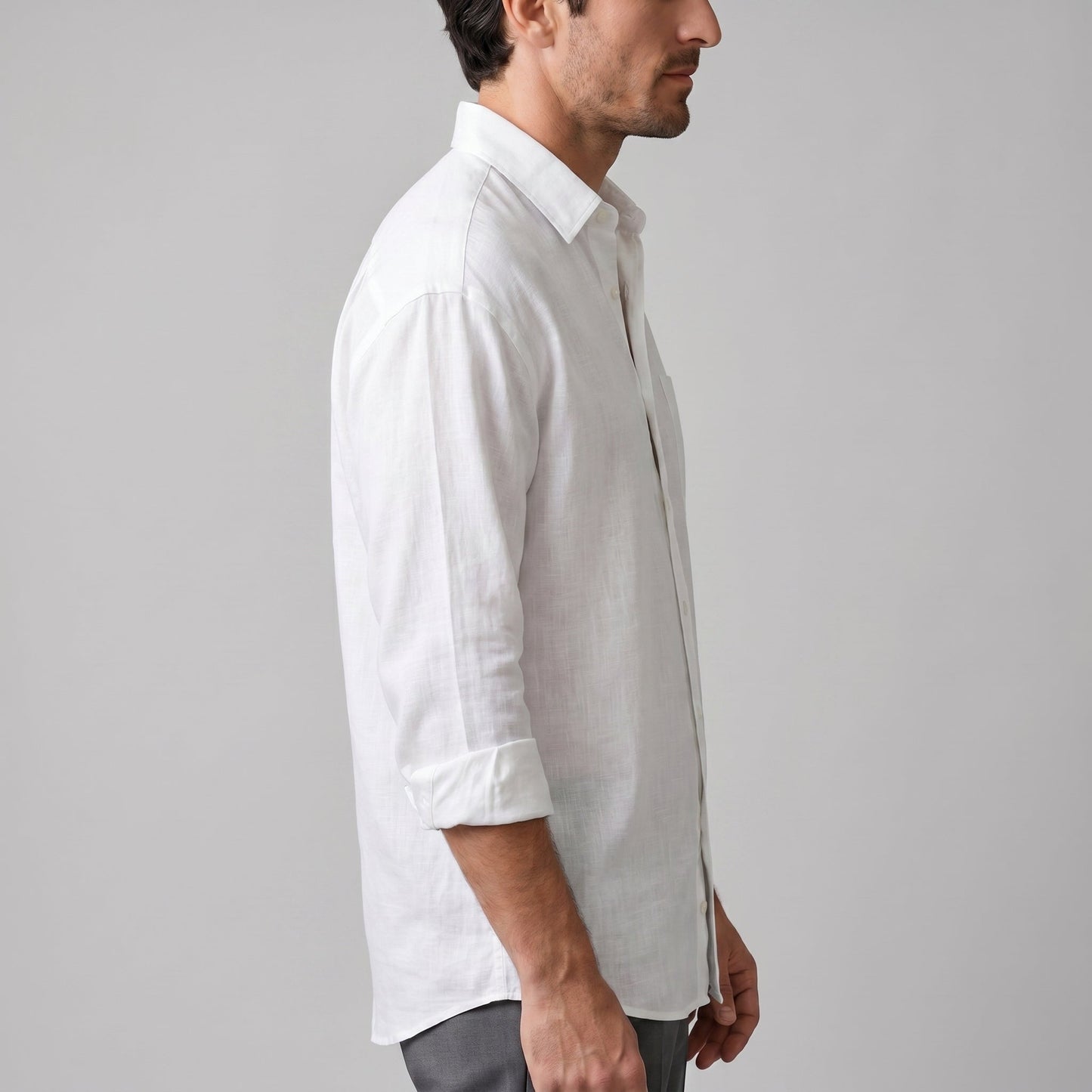 Camisa de manga larga con botones para hombre-Shirts for men-Casaluzia