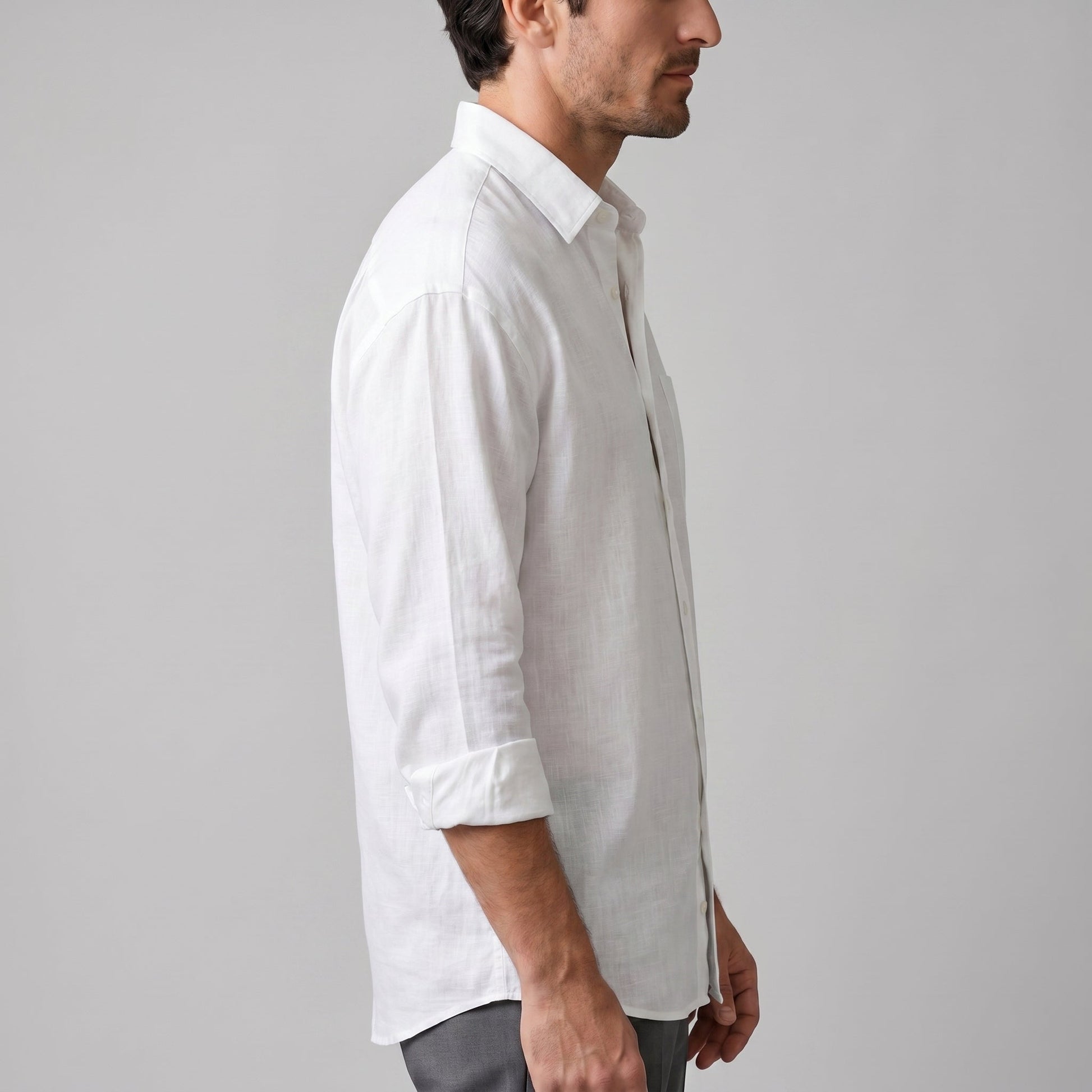 Camisa de manga larga con botones para hombre-Shirts for men-Casaluzia