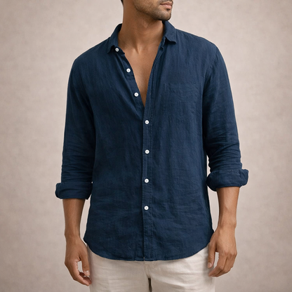 Camisa de manga larga con botones para hombre-Shirts for men-Casaluzia