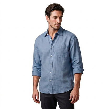 Camisa de manga larga con botones para hombre-Shirts for men-Casaluzia
