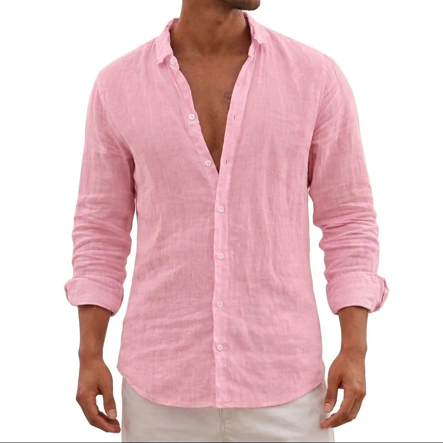 Camisa de manga larga con botones para hombre-Shirts for men-Casaluzia