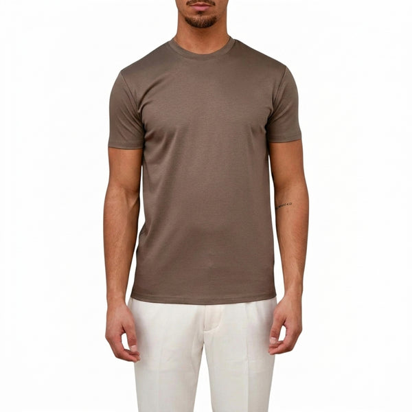 Camiseta de hombre con cuello redondo y manga corta-T-shirt for men-Casaluzia