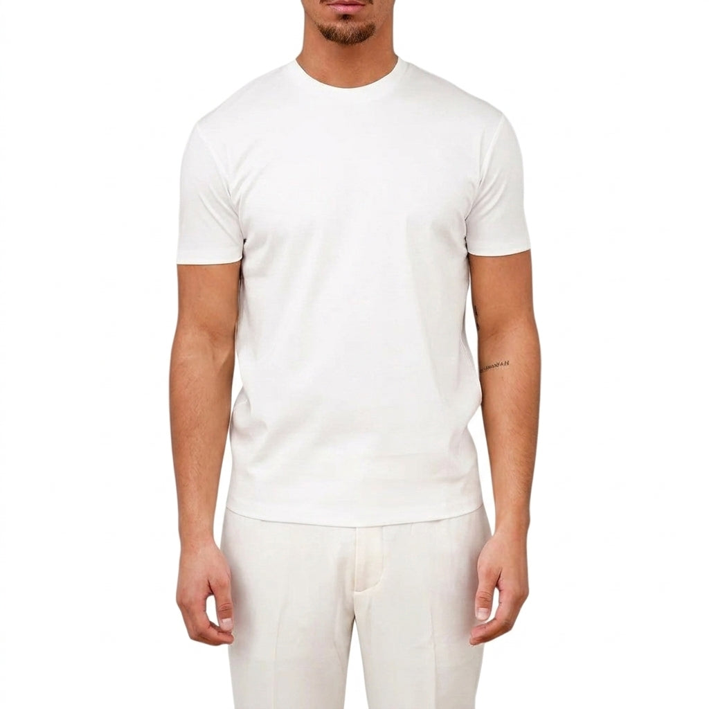 Camiseta de hombre con cuello redondo y manga corta-T-shirt for men-Casaluzia