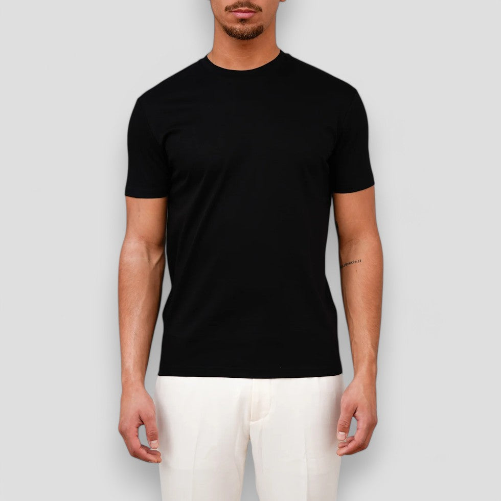 Camiseta de hombre con cuello redondo y manga corta-T-shirt for men-Casaluzia