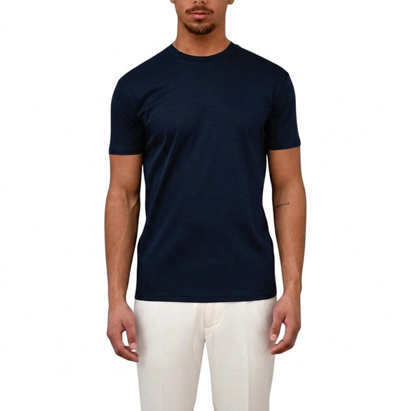 Camiseta de hombre con cuello redondo y manga corta