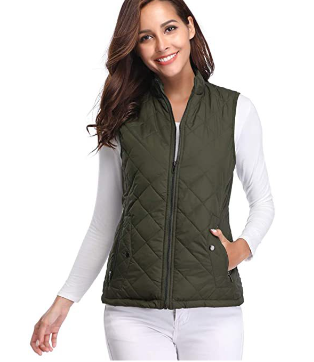 Chaleco acolchado con cremallera para mujer-Vest for women-Casaluzia