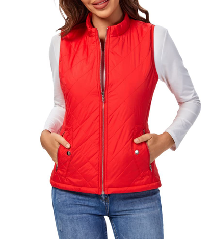 Chaleco acolchado con cremallera para mujer-Vest for women-Casaluzia