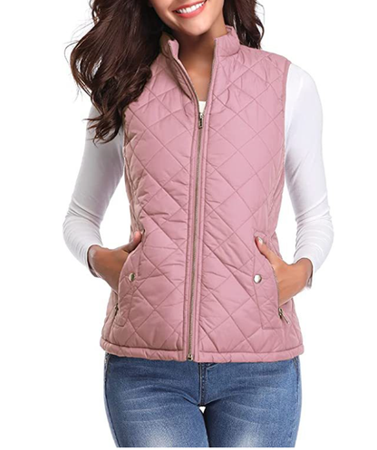 Chaleco acolchado con cremallera para mujer-Vest for women-Casaluzia