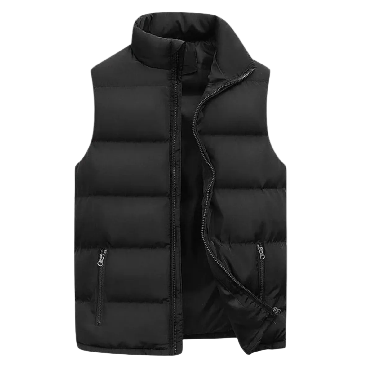 Chaleco acolchado para hombre con cuello alzado-Vests for men-Casaluzia