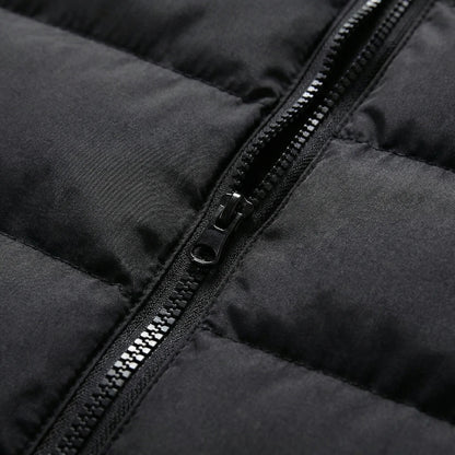 Chaleco acolchado para hombre con cuello alzado y cremallera-Vests for men-Casaluzia