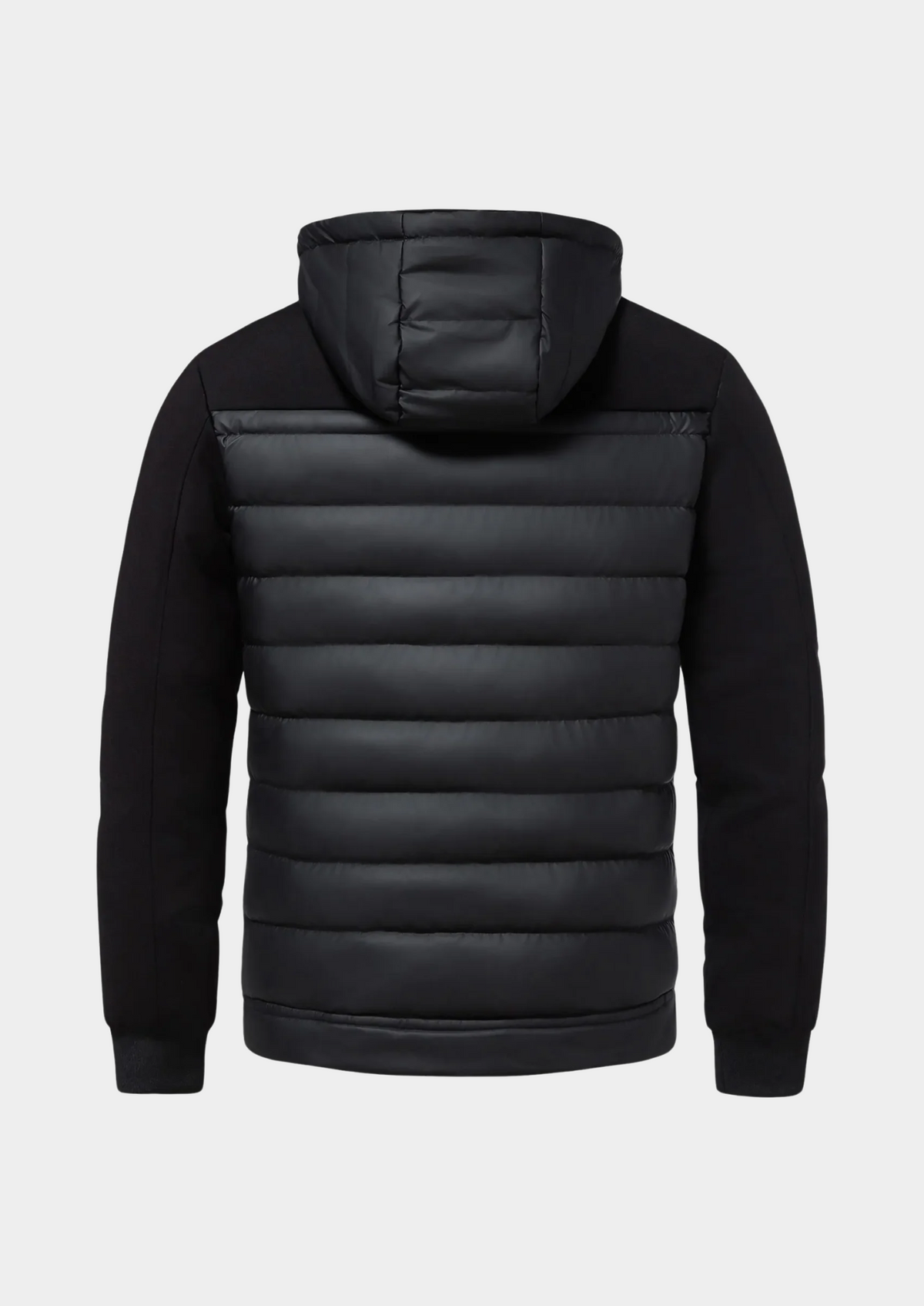 Chaqueta acolchada híbrida para hombre con capucha-Jackets for men-Casaluzia