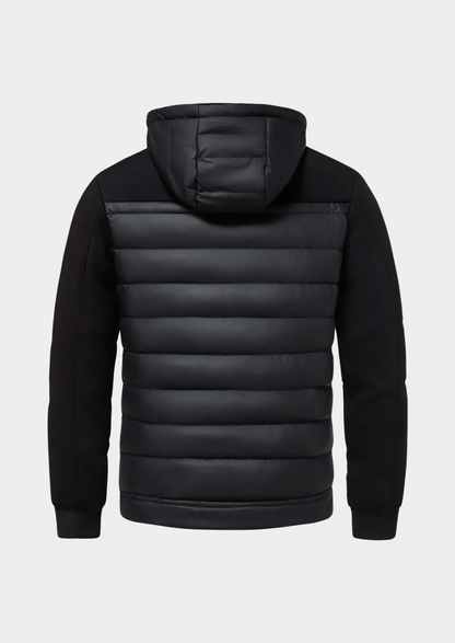 Chaqueta acolchada híbrida para hombre con capucha-Jackets for men-Casaluzia