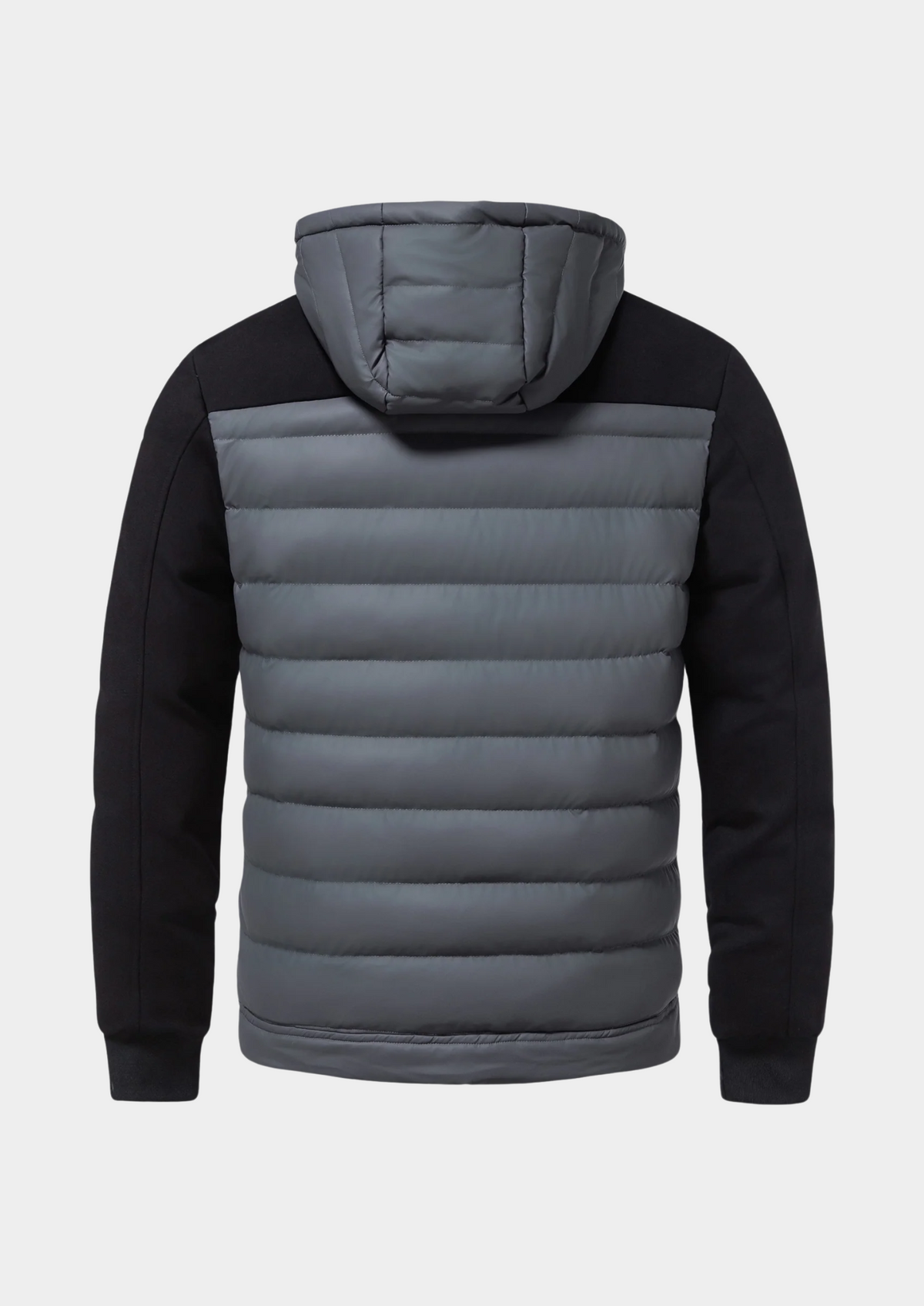 Chaqueta acolchada híbrida para hombre con capucha-Jackets for men-Casaluzia