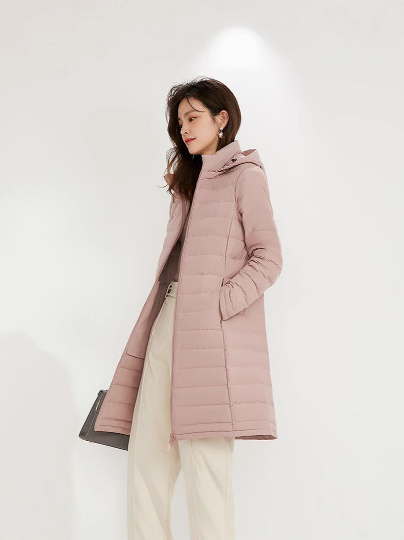 Chaqueta acolchada para mujer con capucha y cremallera-Jacket for women-Casaluzia