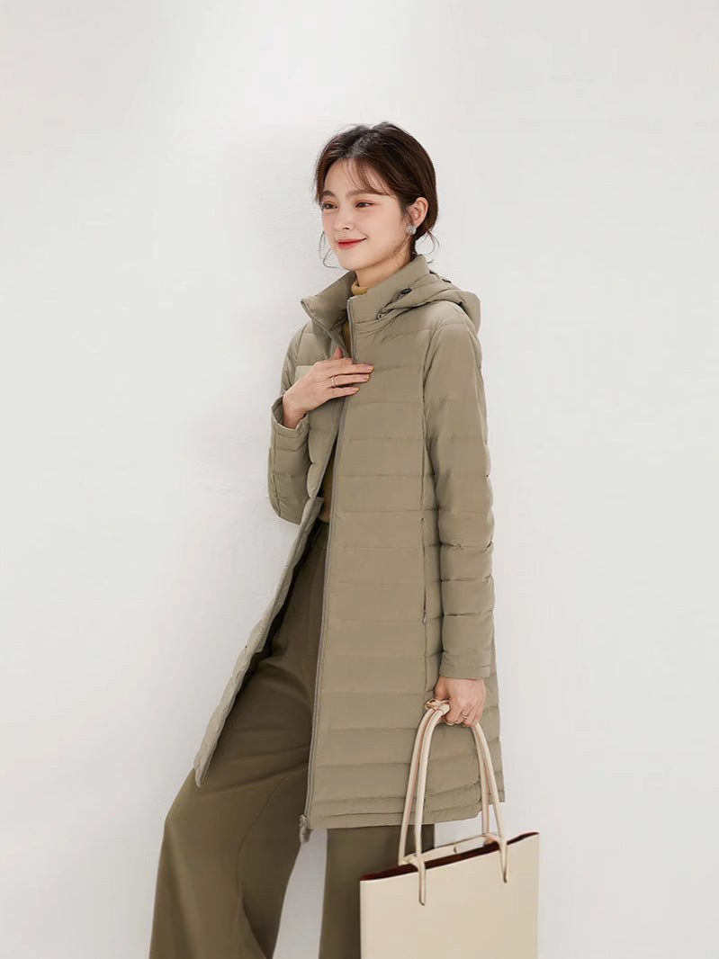 Chaqueta acolchada para mujer con capucha y cremallera-Jacket for women-Casaluzia