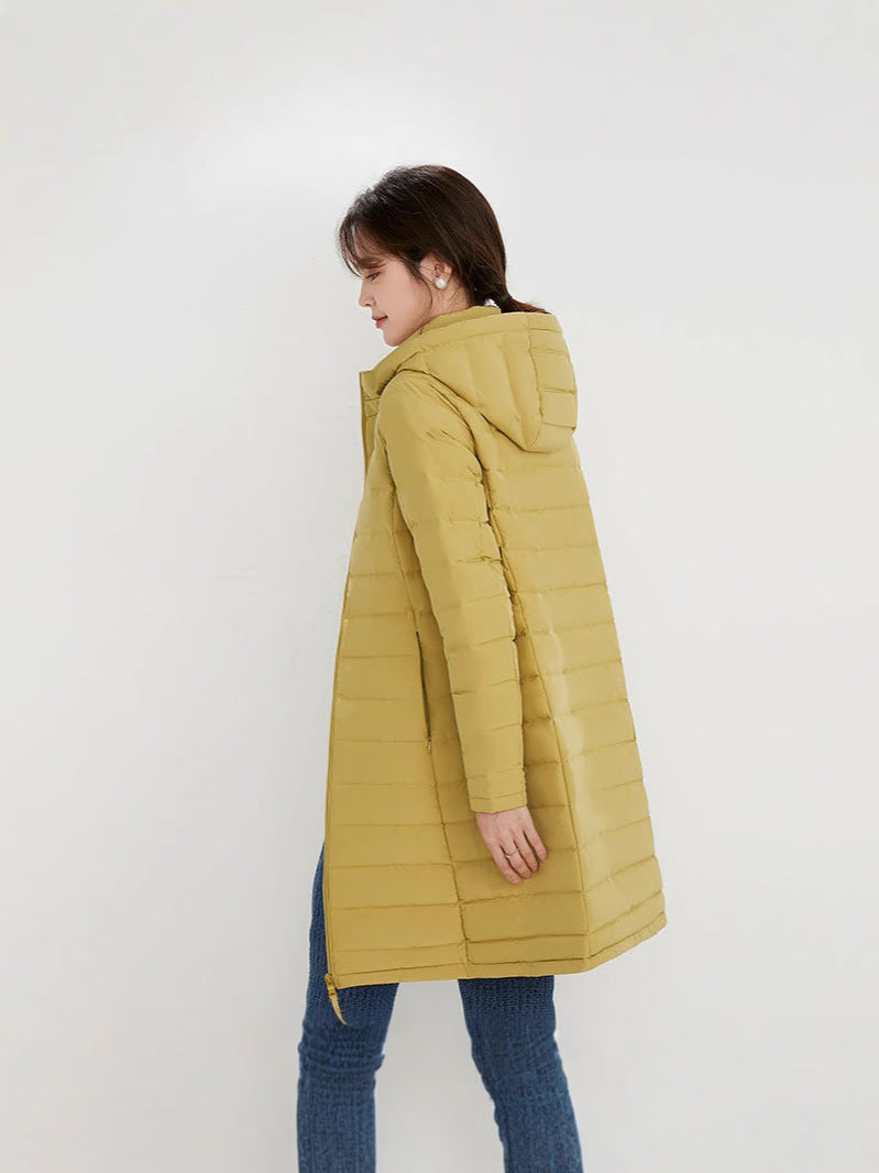 Chaqueta acolchada para mujer con capucha y cremallera-Jacket for women-Casaluzia