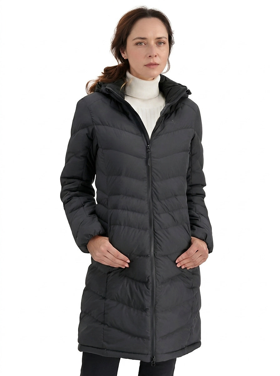 Chaqueta acolchada para mujer con capucha y cremallera-Jacket for women-Casaluzia