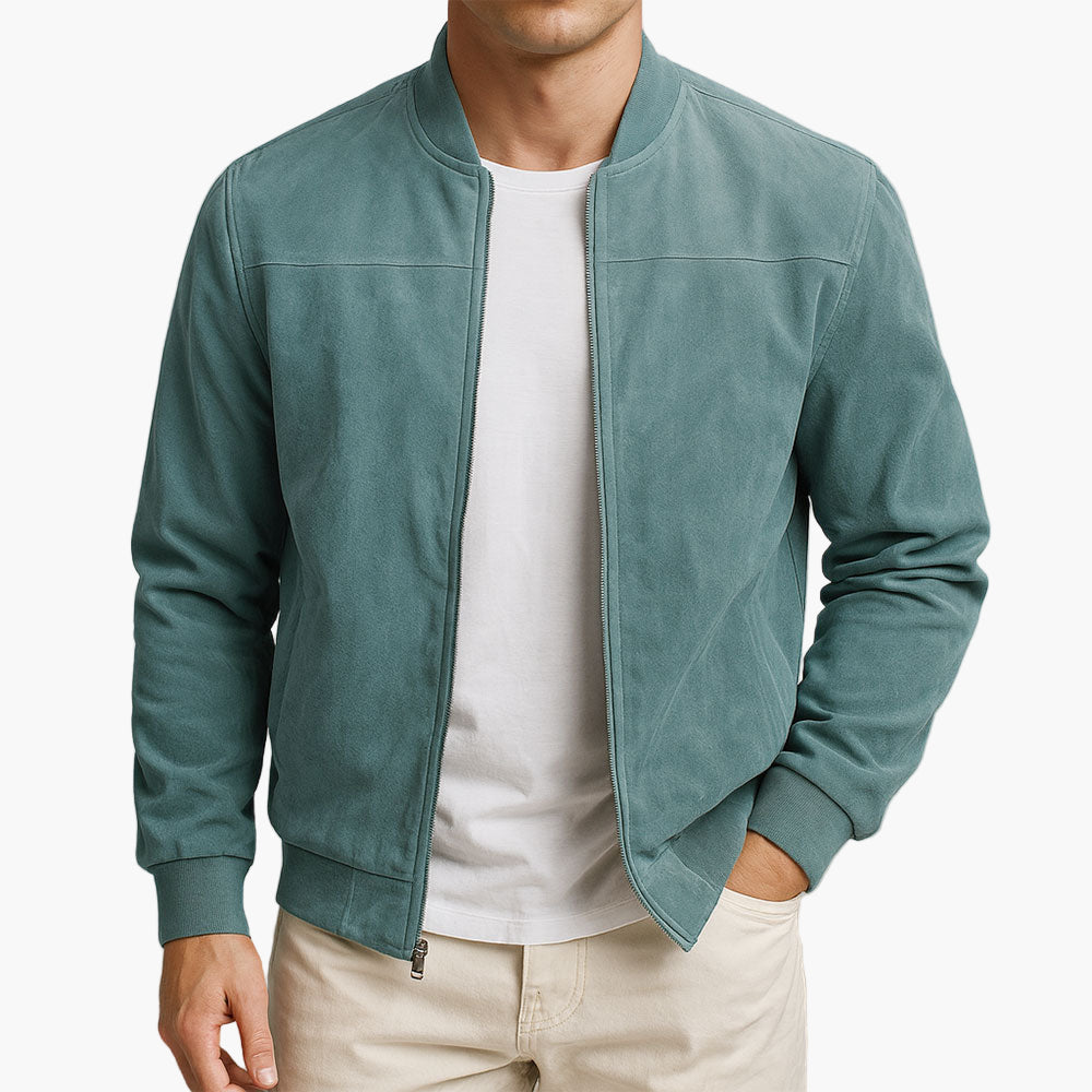 Chaqueta bomber para hombre con cuello alzado-Jackets for men-Casaluzia