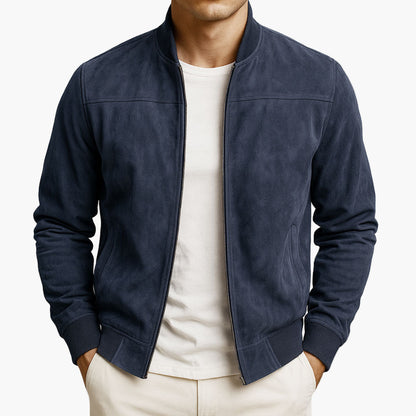 Chaqueta bomber para hombre con cuello alzado-Jackets for men-Casaluzia