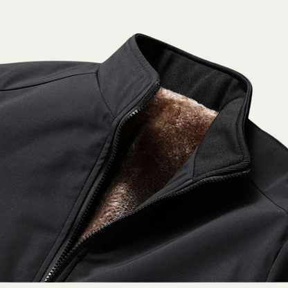 Chaqueta Bomber para Hombre con Cuello Alzado y Forro Polar-Jackets for men-Casaluzia
