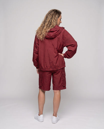 Chaqueta Cortavientos con Capucha y Cremallera para Mujer-Jacket for women-Casaluzia
