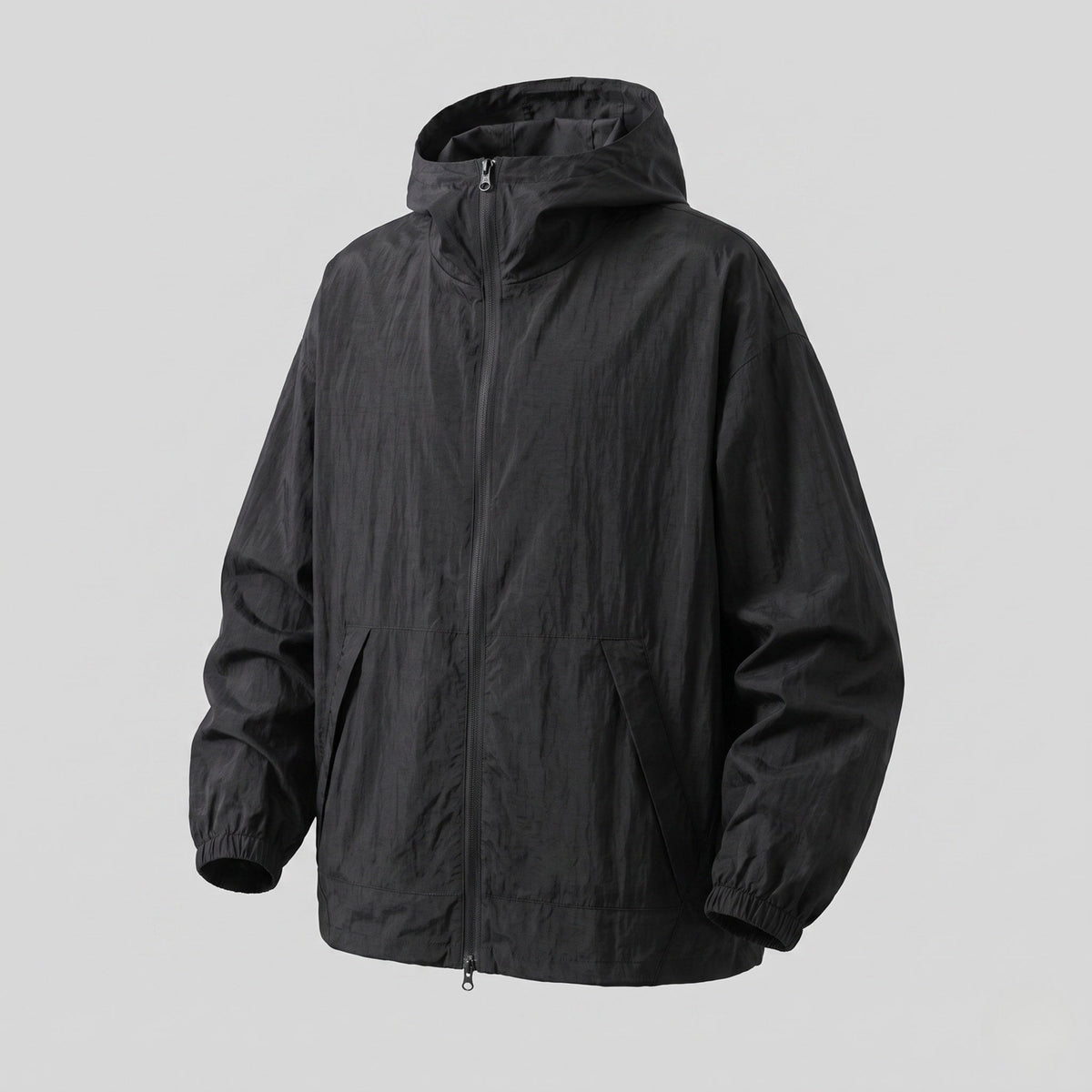 Chaqueta Cortavientos con Capucha y Cremallera para Mujer-Jacket for women-Casaluzia