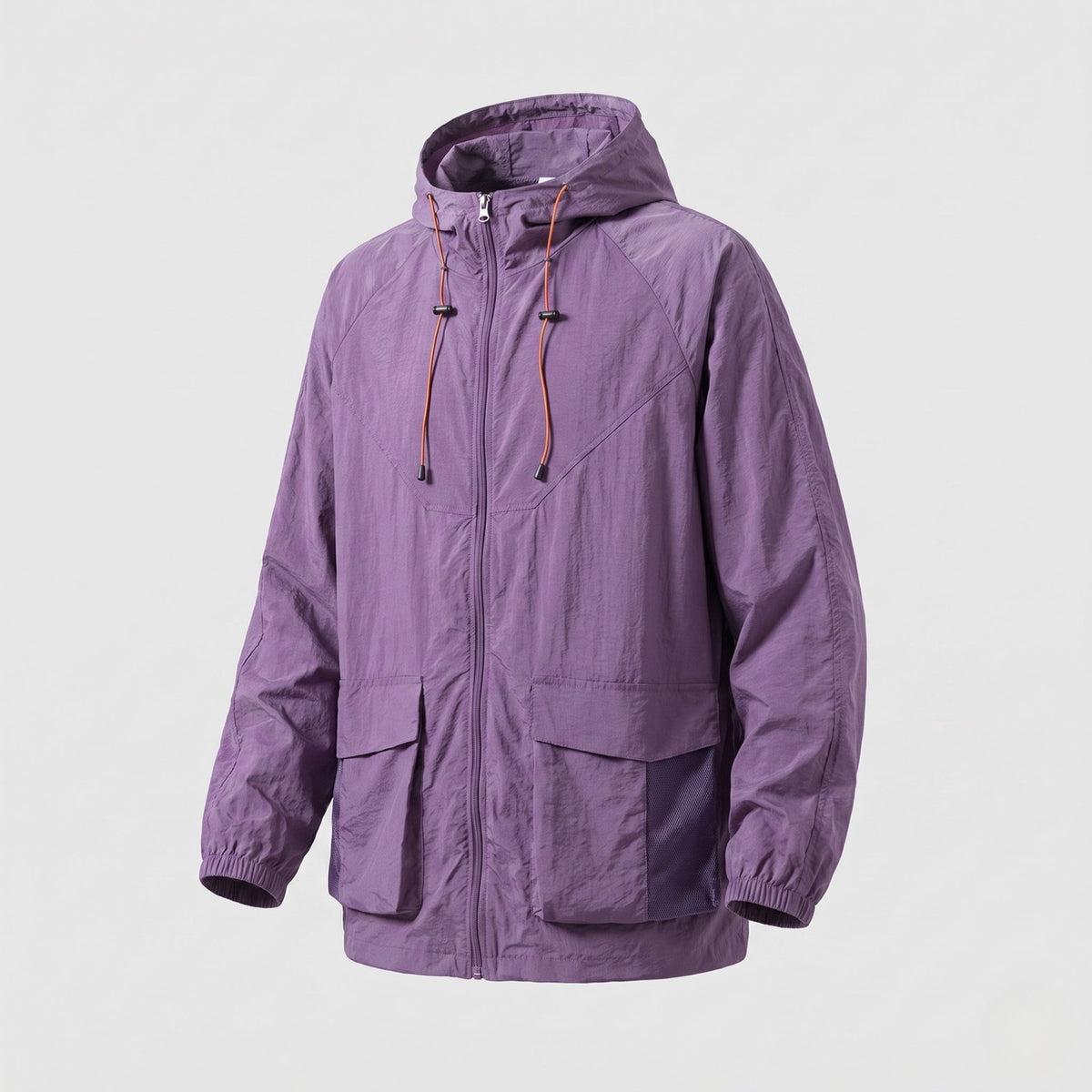 Chaqueta Cortavientos con Capucha y Cremallera para Mujer-Jacket for women-Casaluzia