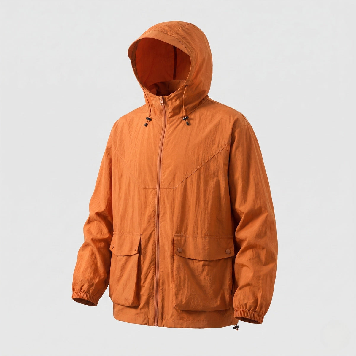 Chaqueta Cortavientos con Capucha y Cremallera para Mujer-Jacket for women-Casaluzia