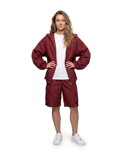 Chaqueta Cortavientos con Capucha y Cremallera para Mujer-Jacket for women-Casaluzia
