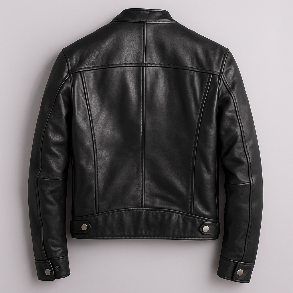 Chaqueta de hombre con cuello alzado y cremallera frontal-Jackets for men-Casaluzia