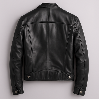 Chaqueta de hombre con cuello alzado y cremallera frontal-Jackets for men-Casaluzia