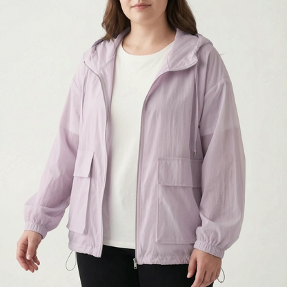 Chaqueta deportiva con cremallera y capucha para mujer-Jacket for women-Casaluzia