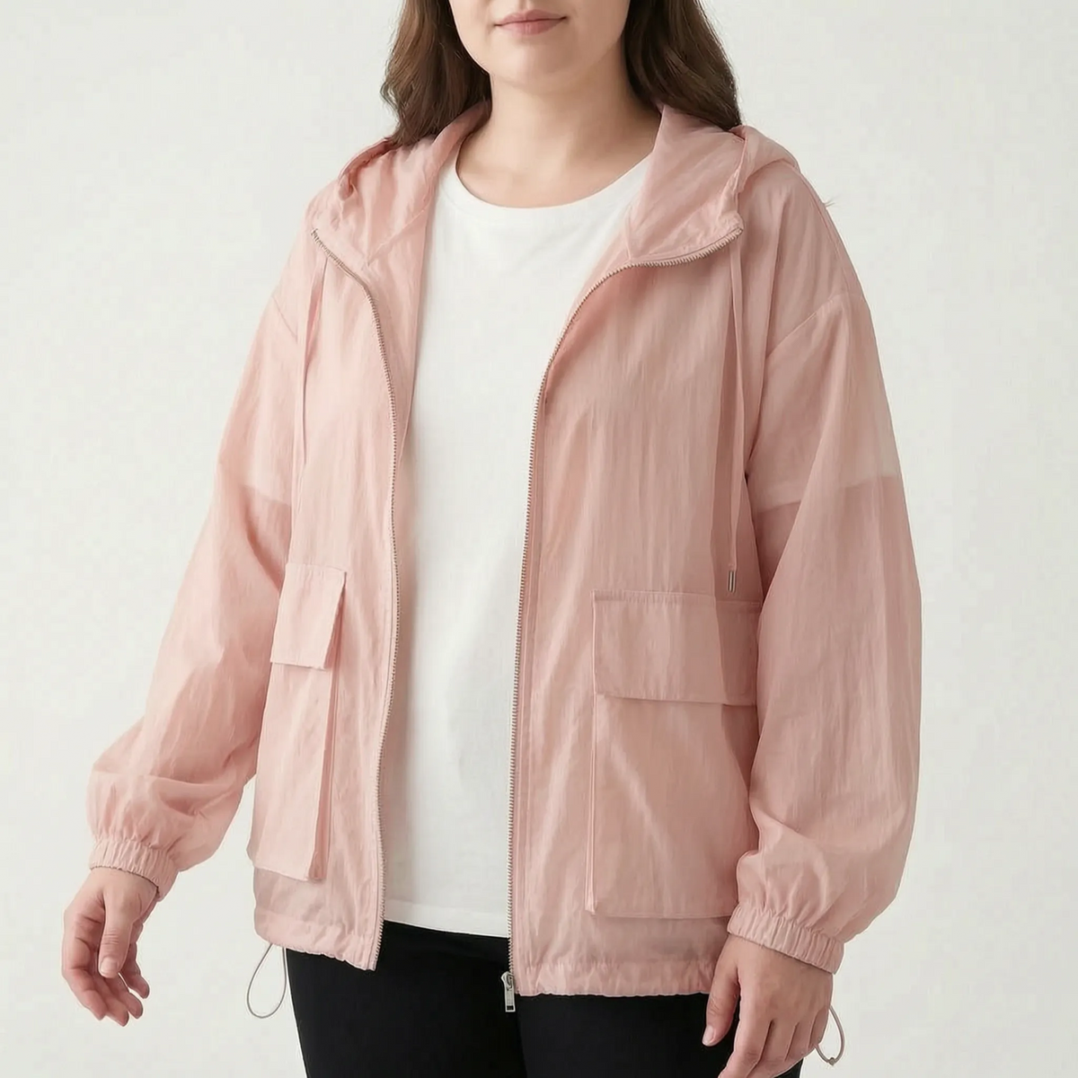 Chaqueta deportiva con cremallera y capucha para mujer-Jacket for women-Casaluzia