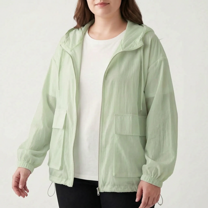 Chaqueta deportiva con cremallera y capucha para mujer-Jacket for women-Casaluzia