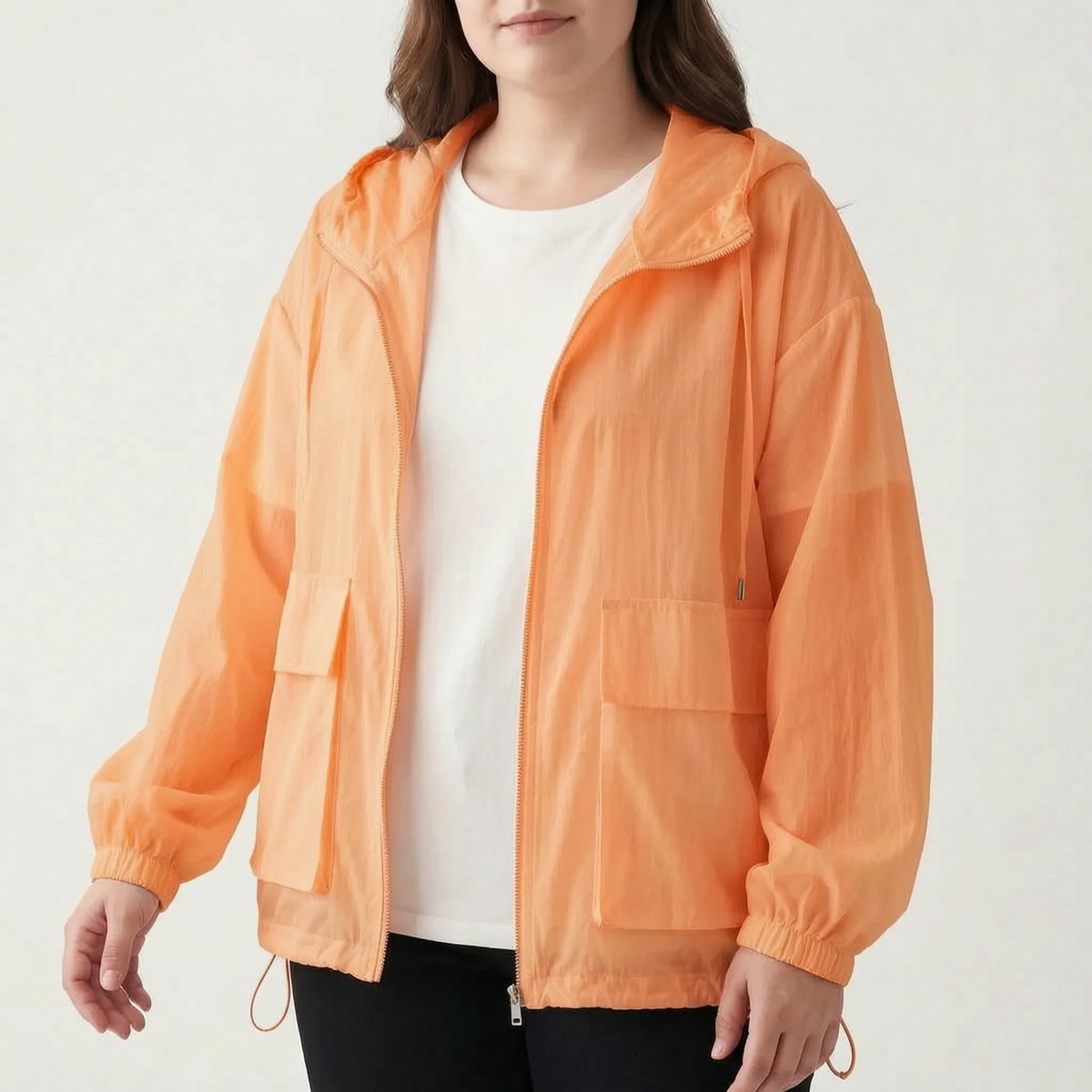 Chaqueta deportiva con cremallera y capucha para mujer-Jacket for women-Casaluzia