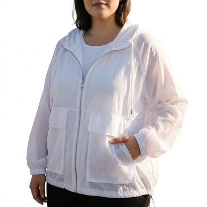 Chaqueta deportiva con cremallera y capucha para mujer-Jacket for women-Casaluzia