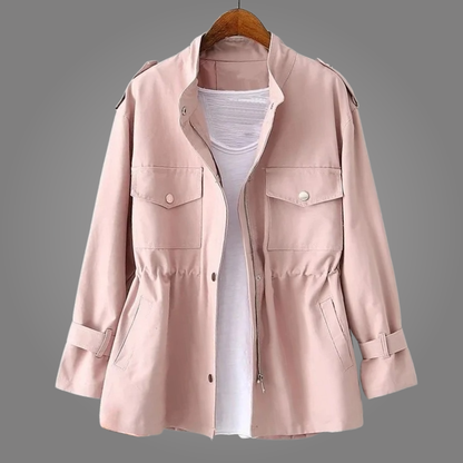 Chaqueta utilitaria de campo para mujer con cintura ajustable-Jacket for women-Casaluzia