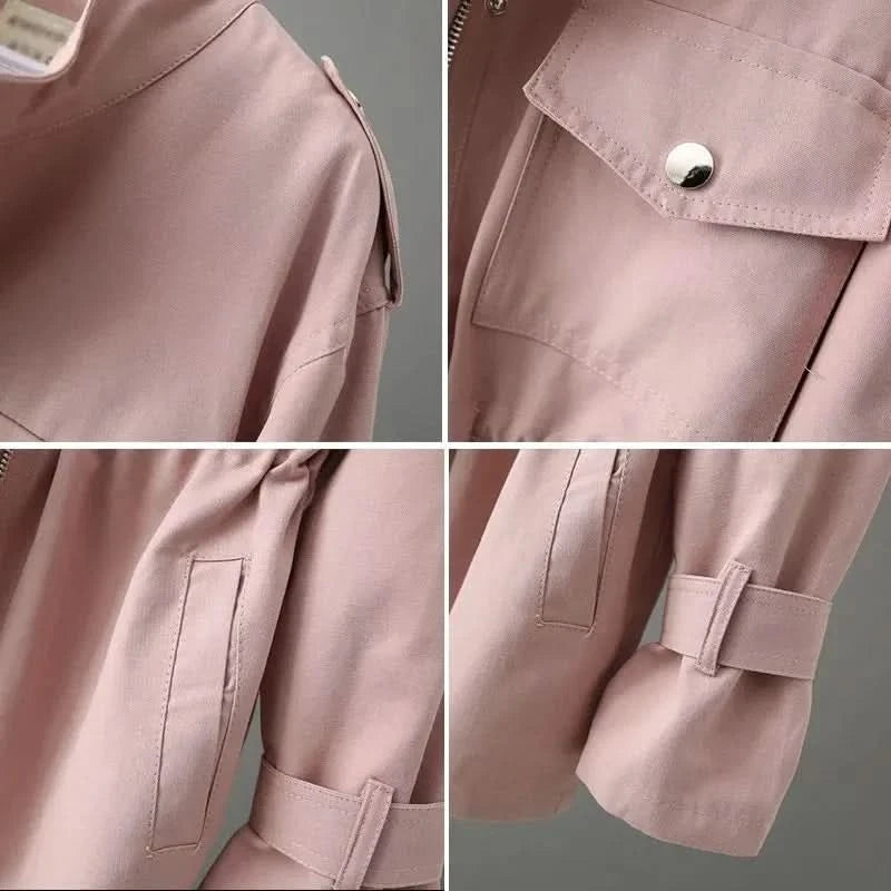 Chaqueta utilitaria de campo para mujer con cintura ajustable-Jacket for women-Casaluzia