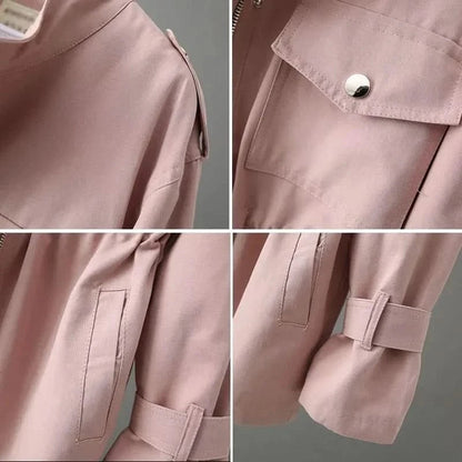 Chaqueta utilitaria de campo para mujer con cintura ajustable-Jacket for women-Casaluzia