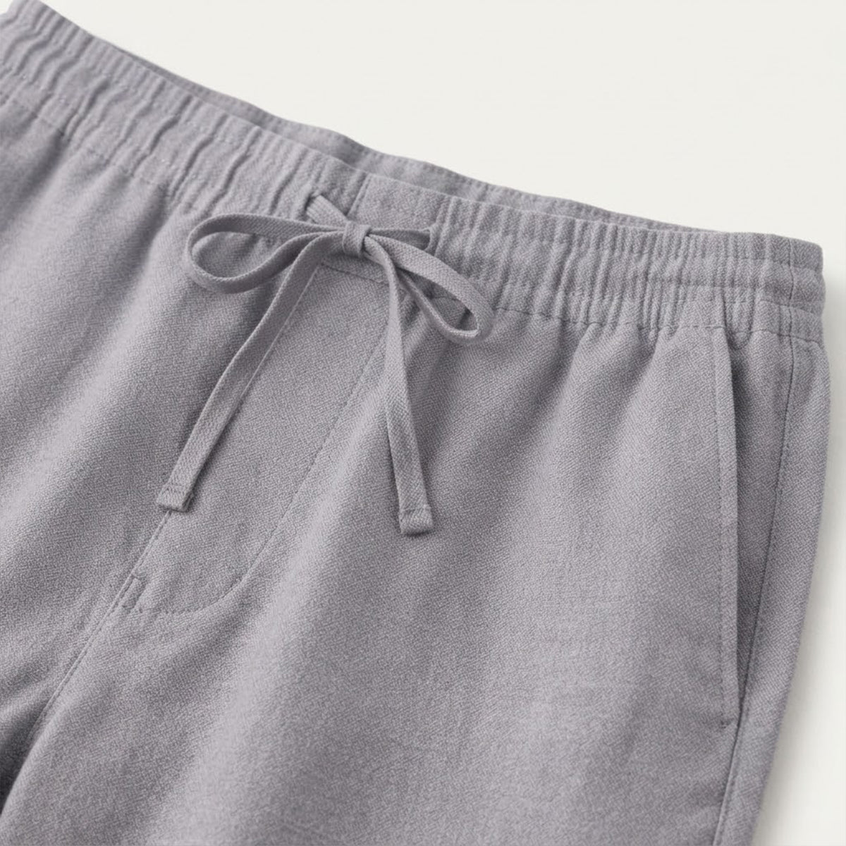 Conjunto de camisa de manga corta con botones y pantalón con cordón para hombre-Sets for Men-Casaluzia