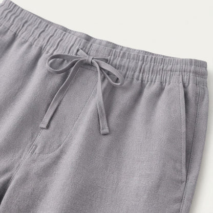 Conjunto de camisa de manga corta con botones y pantalón con cordón para hombre-Sets for Men-Casaluzia