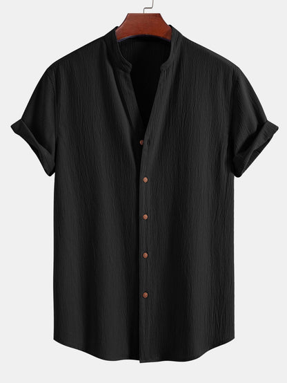 Conjunto de camisa de manga corta y pantalón para hombre-Sets for Men-Casaluzia