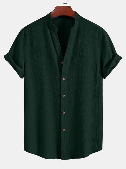 Conjunto de camisa de manga corta y pantalón para hombre-Sets for Men-Casaluzia
