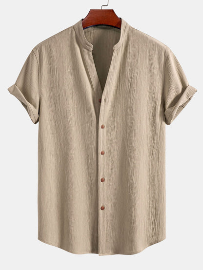 Conjunto de camisa de manga corta y pantalón para hombre-Sets for Men-Casaluzia