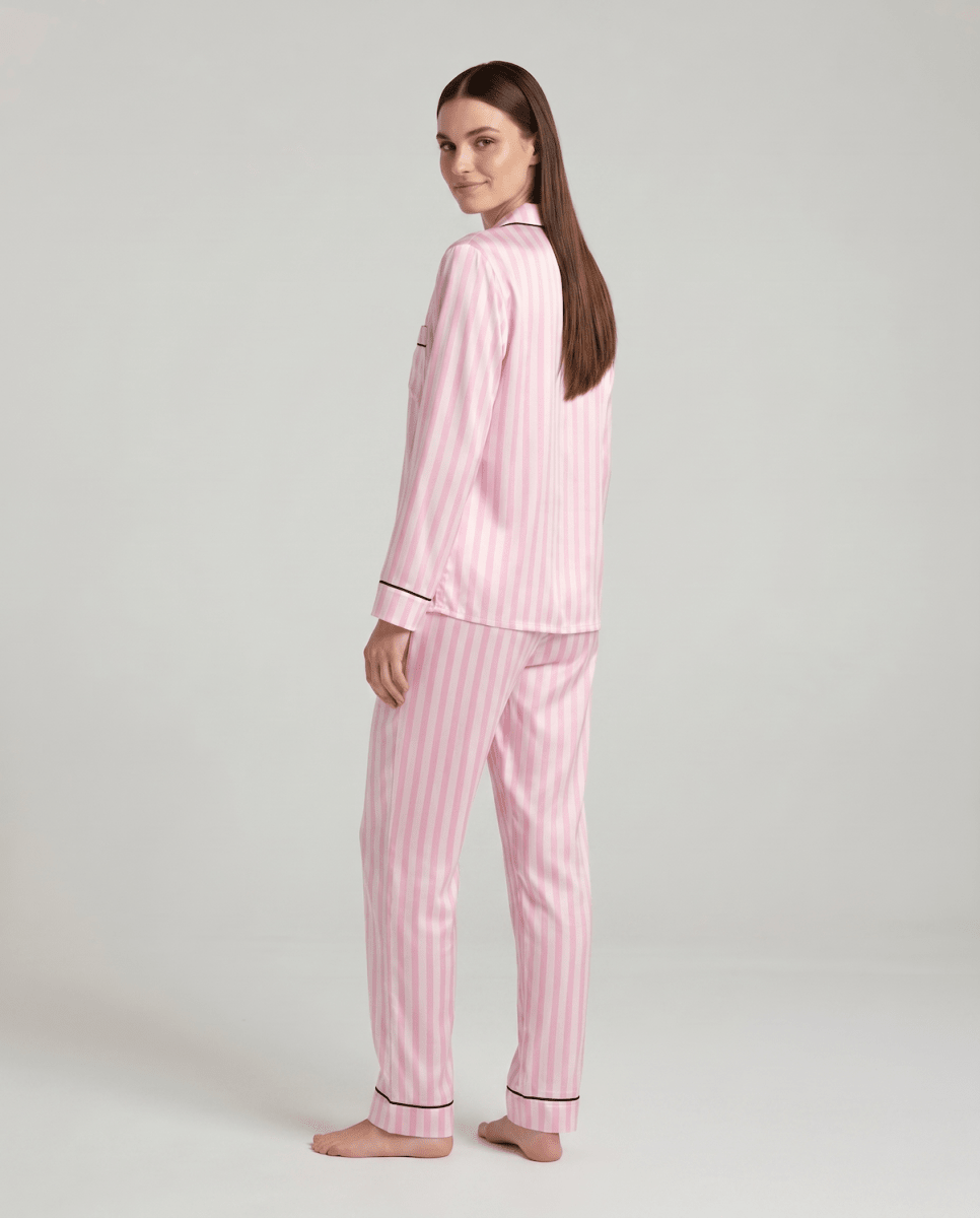 Conjunto de pijama de manga larga con botones para mujer-Sets for women-Casaluzia